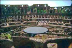 Rome: Interior of Colosseum